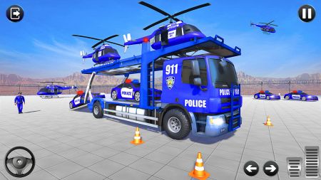 警察卡车运警车Police Transport Truck Game