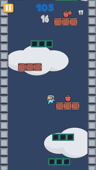 不断向上跳游戏