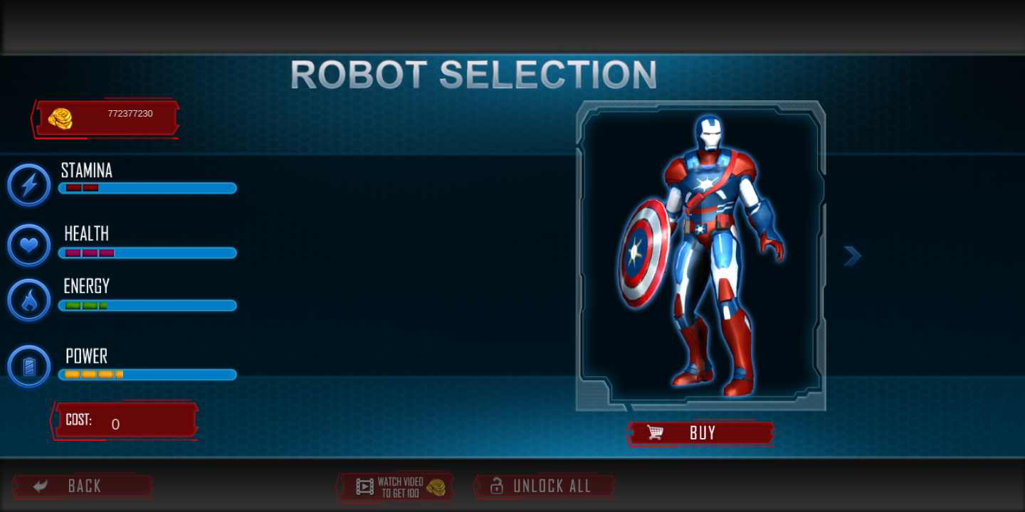 Super Captain Flying Robot City Rescue Mission(美国队长城市救援无限金币版) 1.1.4最新版