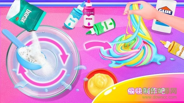 独角兽彩虹水晶泥