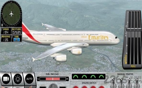 真实飞机模拟驾驶