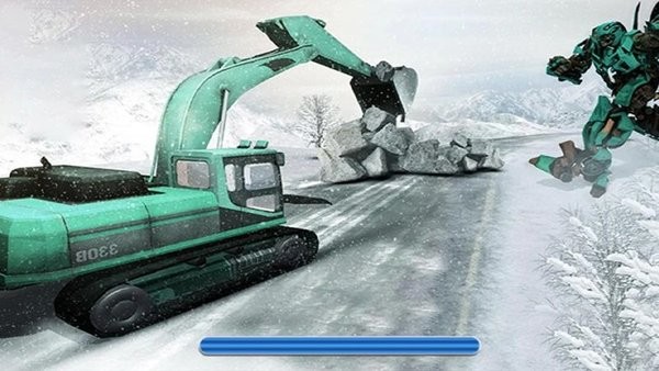 机器人挖掘机变身