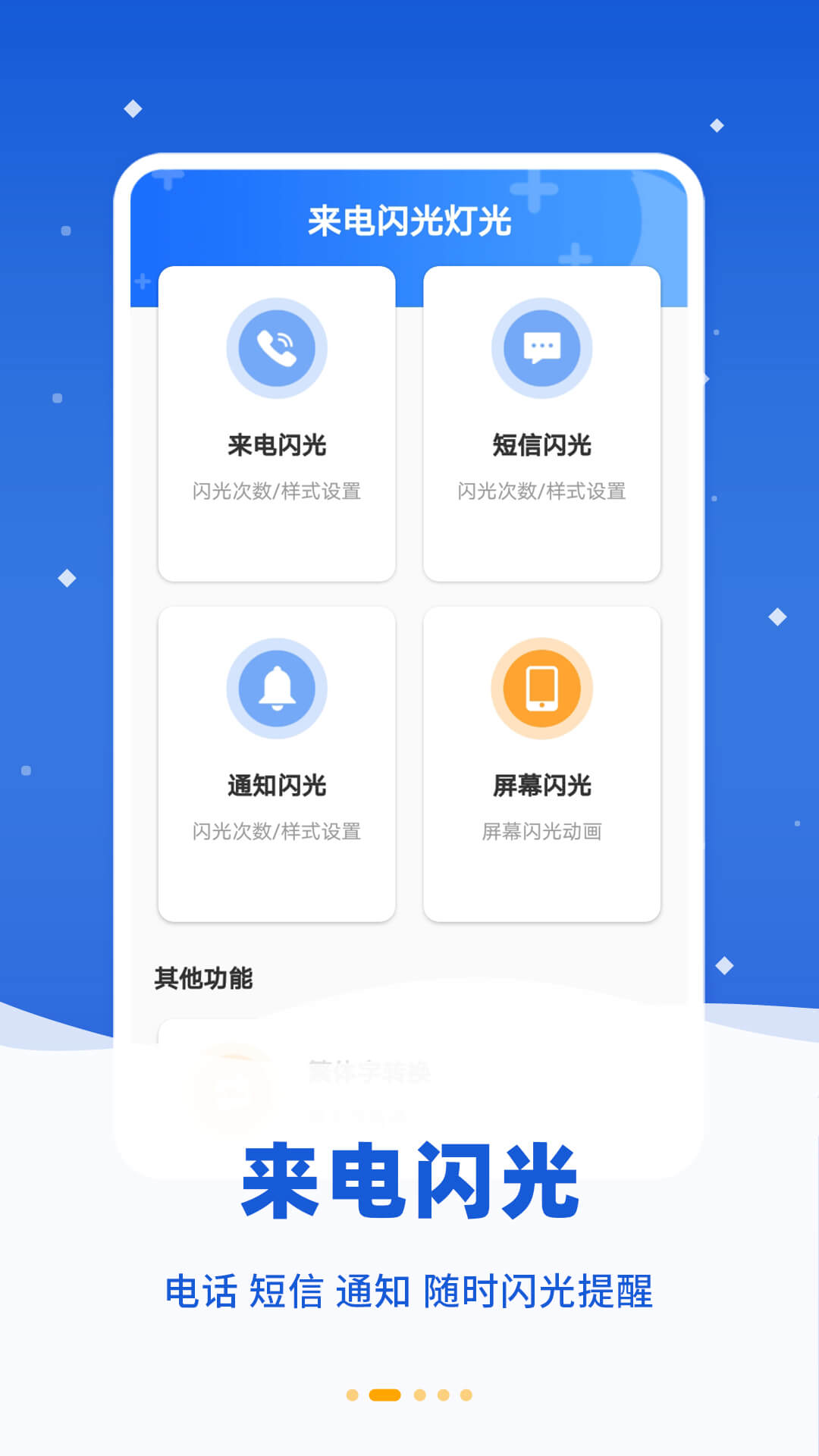 来电闪提醒