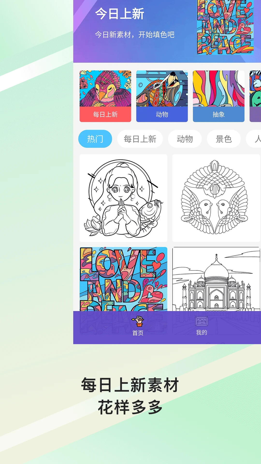 Paint数字填色 Paint数字填色