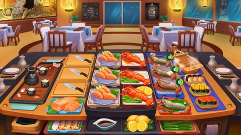 烹饪厨师家庭厨房中文版