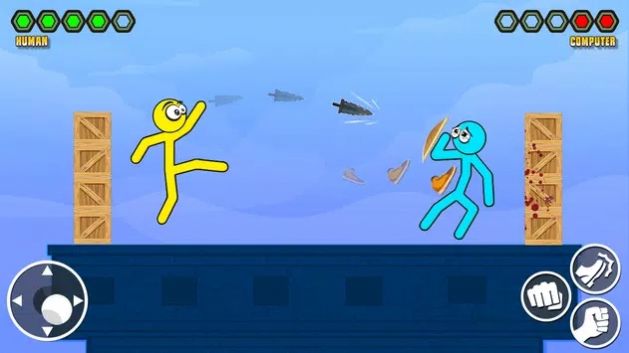 火柴人动漫格斗游戏(Stickman Kick Fighting Game)