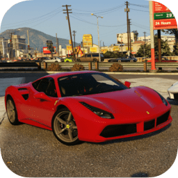 法拉利模拟驾驶汽车游戏(CarTrafficFerari458RacerSimulator)