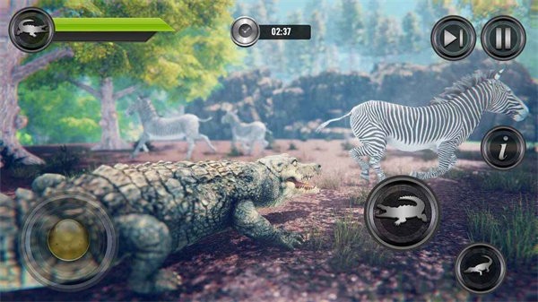 愤怒的鳄鱼模拟器3d(AngryCrocodileWildAttack3D)