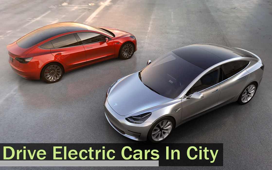 Electric Car Simulator: Tesla Driving