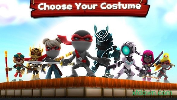 忍者跳跃冲刺中文版(Ninjump Dash)