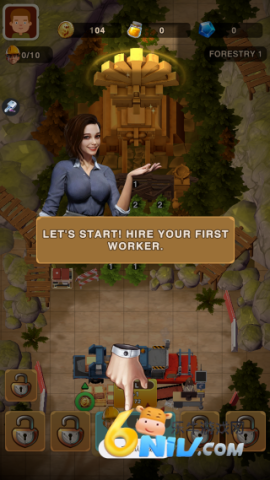 放置伐木场木材帝国